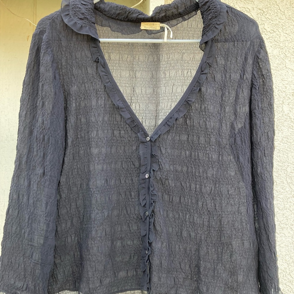 Vintage sheer blouse